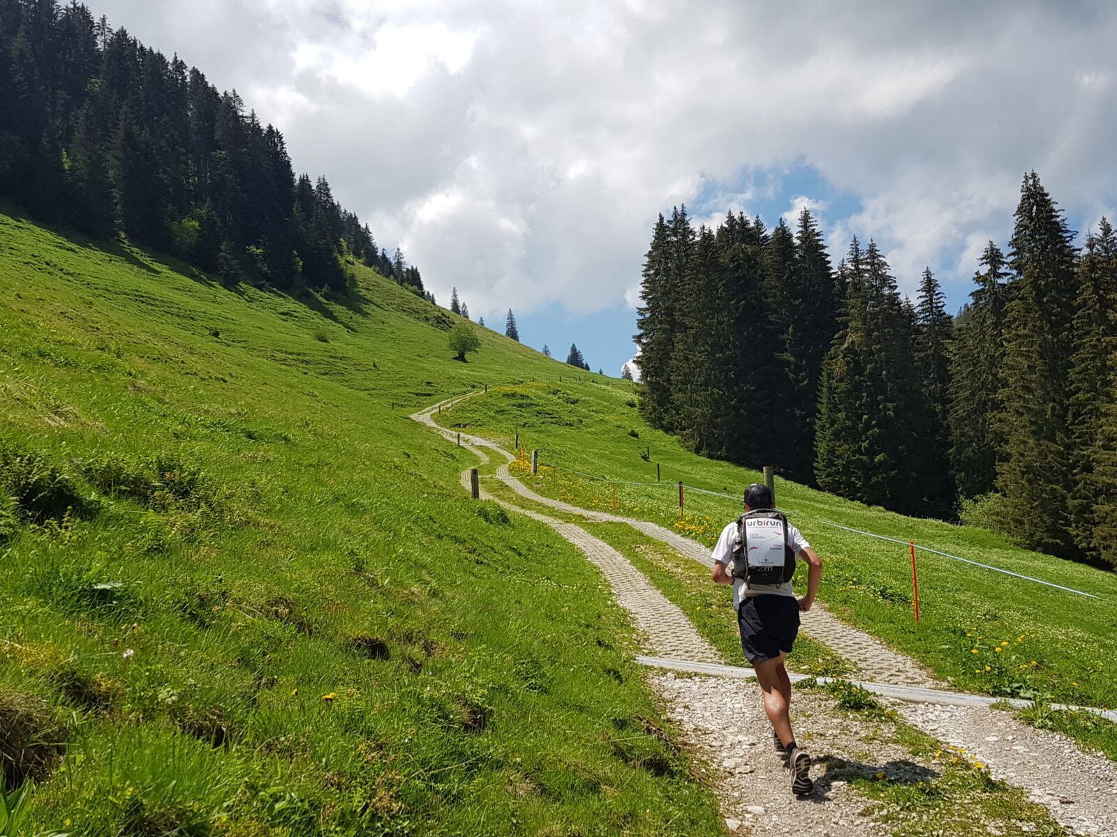 Stage 10 - Guggisberg-Charmey - 30.4km (total 315.8 km) / 965m D+ (8&#39;888m, Everest beaten) / 21 bridges (82) / rock in shoe 1 (6).    The one where I crossed the r&ouml;sti barrier (or r&ouml;stigraben,…