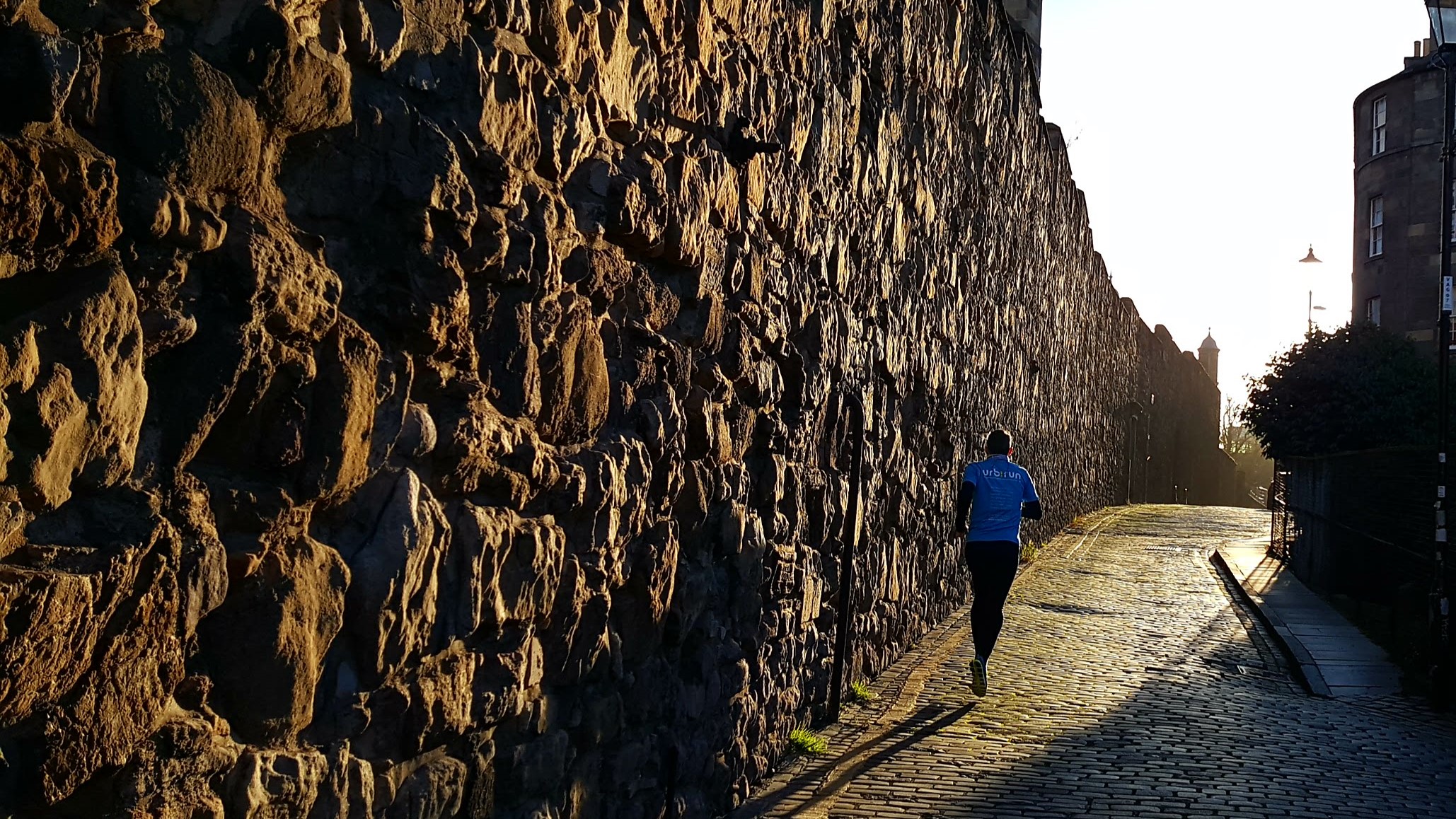 Running in Edimbourg